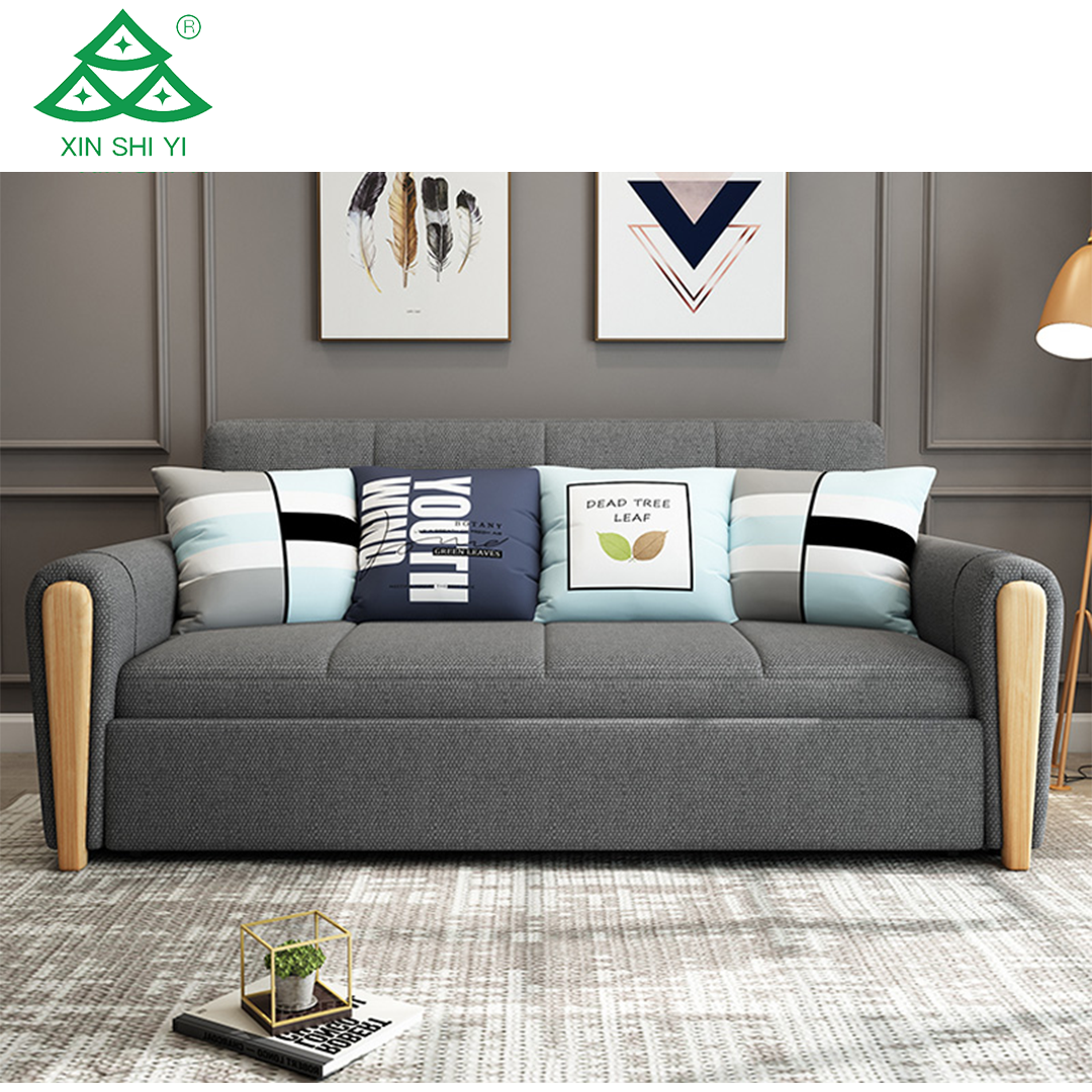 Modern Fabric Upholstery Foldable  Sofa Bed